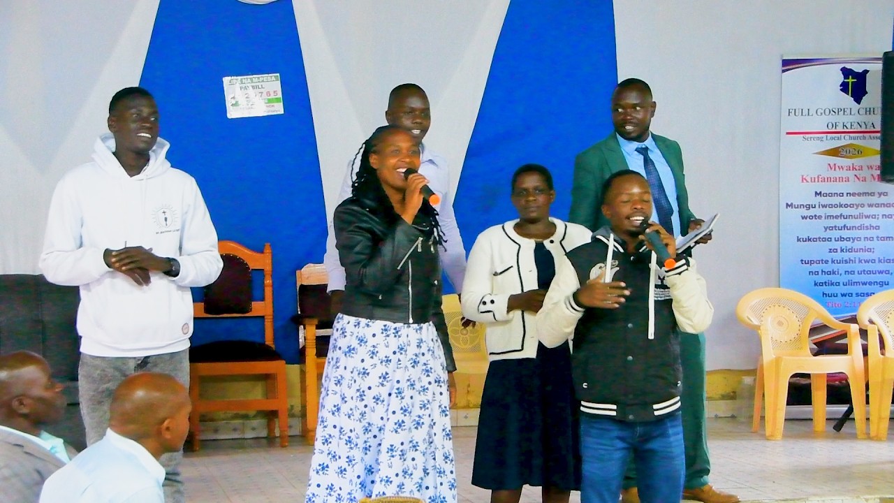 JUDIE LANGAT AND BOAZ LIMO (KIMOKINGEN KELE KIITU YU) DURING SISCO MUSIC SUPPORT