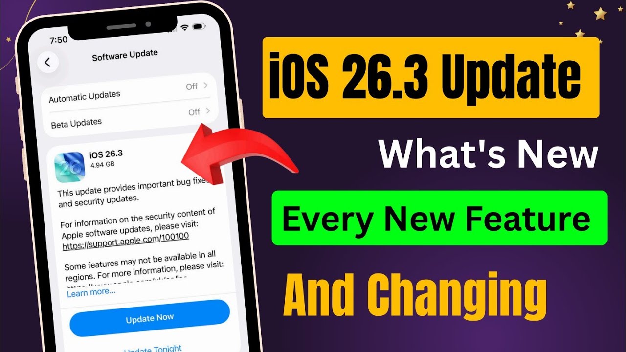 iOS 26.3 is out what's new | iOS 26.3 features | iOS 26.3 update | iOS 26.3 features in hindi