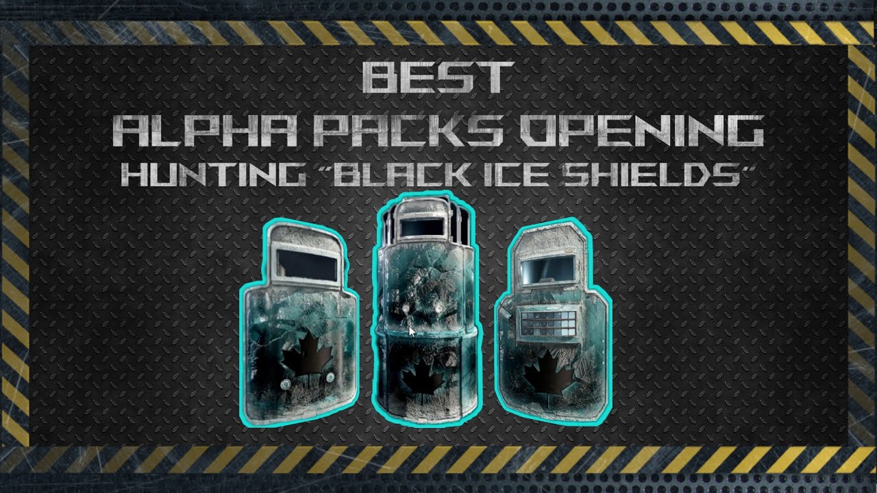 Alpha Pack Opening - Hunting | Black Ice shields | Rainbow Six Siege Operation Steel wave