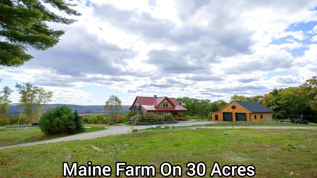 Maine Farms On 30 Acres | ME RealEstate | Ski Resorts Investment | Brand New Garage | Old Life