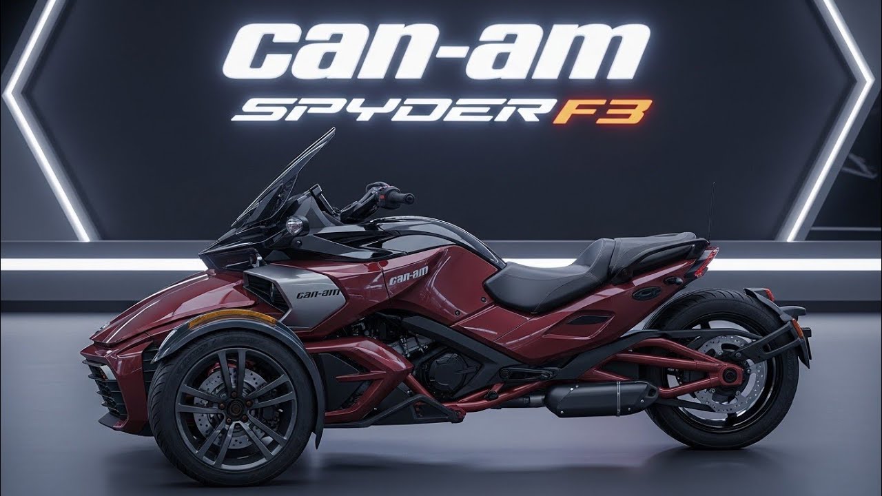 2026 Can-Am Spyder F3 – The Ultimate 3-Wheel Power Cruiser | 115HP Rotax Beast Revealed!