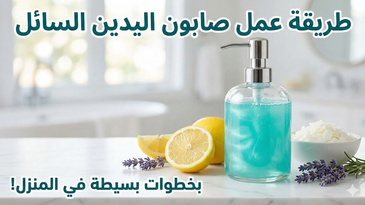 طريقة عمل صابون اليدين السائل 🧴أسرار لم يخبرك بها أحد!