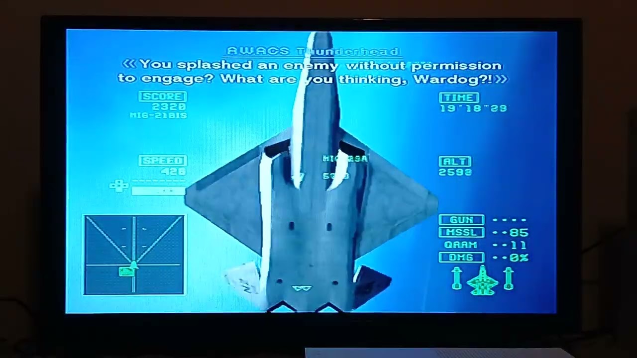 Ace Combat 5: The Unsung War | Mission 2: Open War w/ YF-23A [BL color]