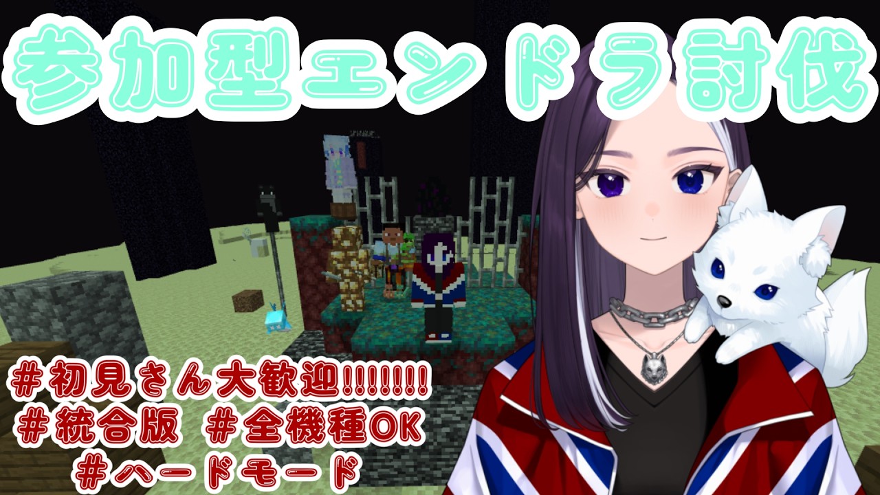 【参加型】電波が悪くてもエンドラ討伐 #初見さん大歓迎  #マイクラ 【LiccaLin/#VTuber】