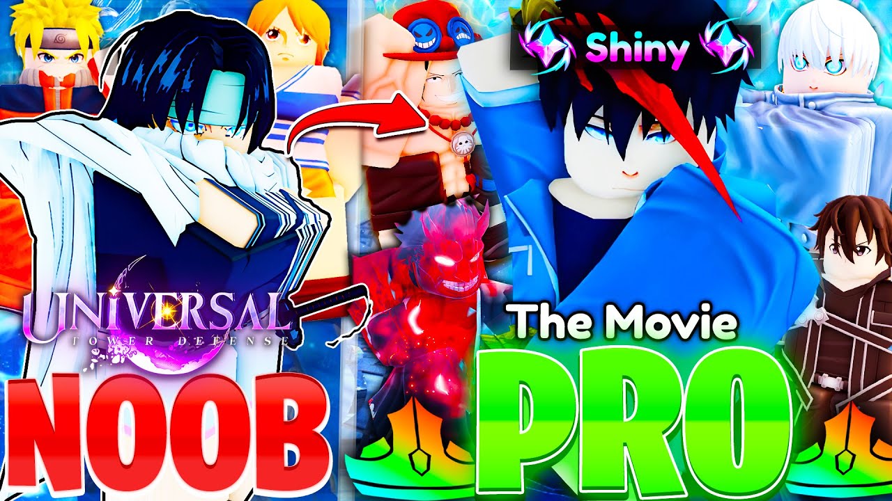 I Went NOOB To PRO In One Video On Universal Tower Defense! | The Movie