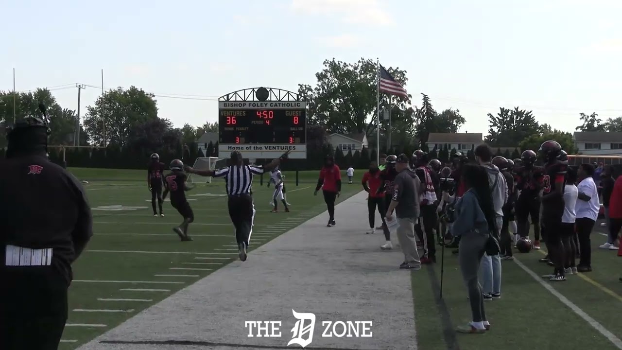 Detroit Edison 2025 WR/CB/S Donovan Lyons full game highlights vs. Michigan Collegiate