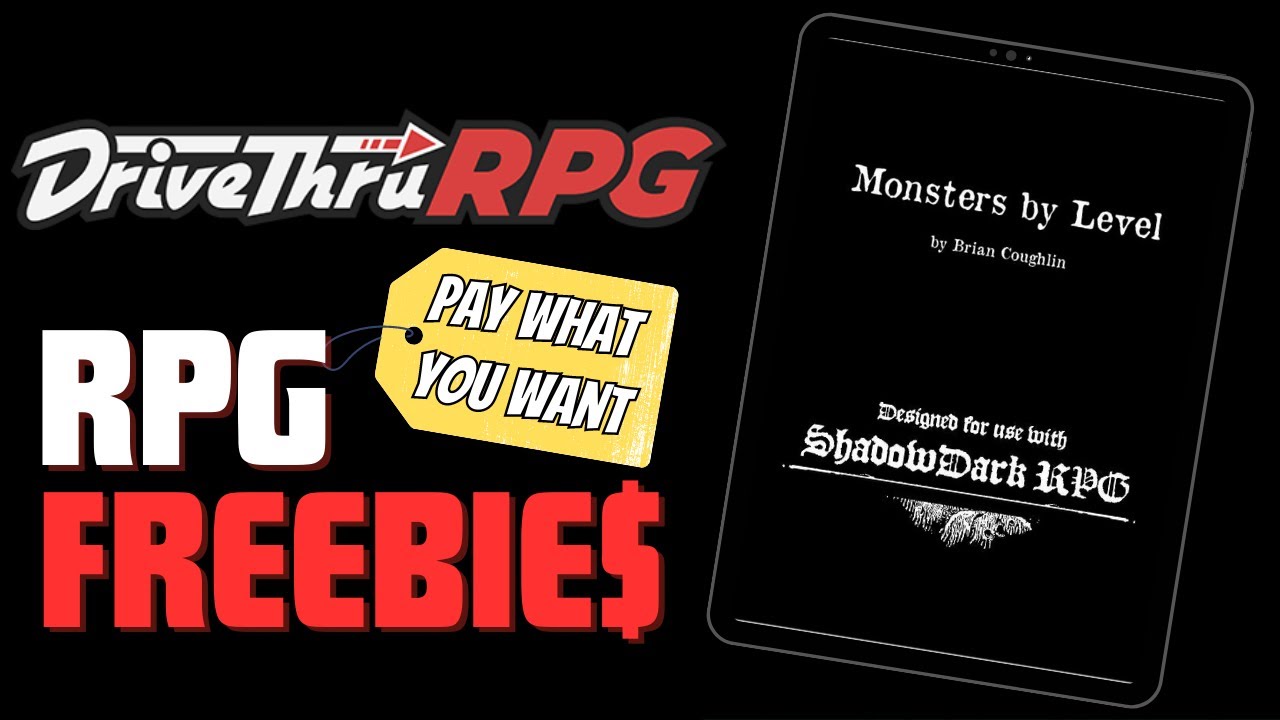RPG Freebies: Monsters by Level for Shadowdark RPG (PWYW)