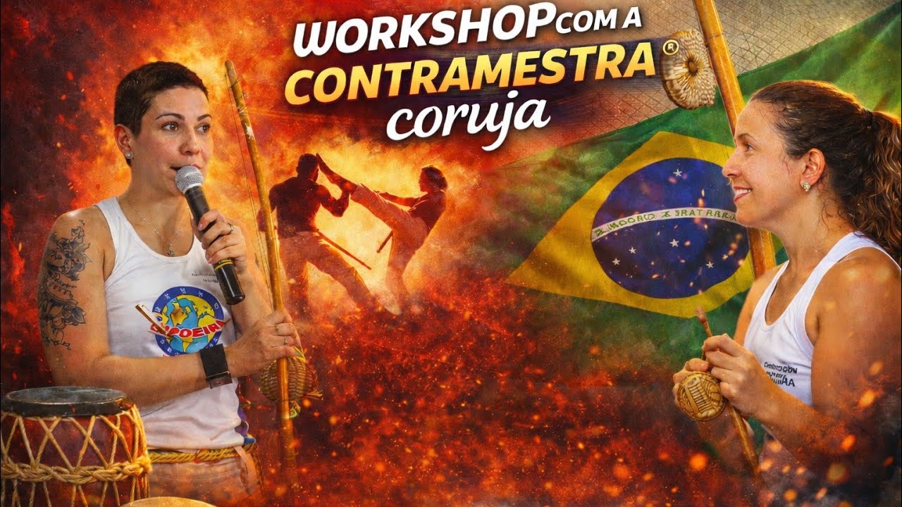 WORKSHOP COM A CONTRAMESTRA CORUJA | CT DO ARTE MANHA CAPOEIRA | RIO VERDE GO 