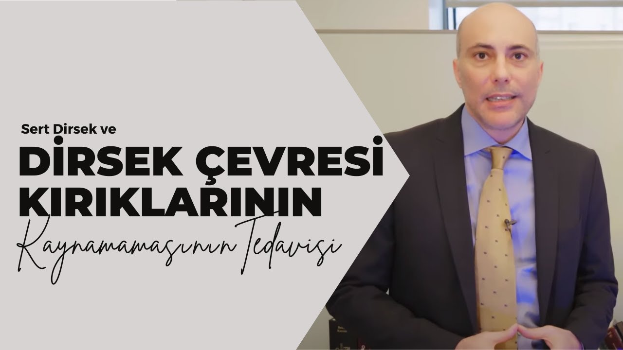 Sert Dirsek ve Kaynamamanın Tedavisi - Dr. H. Can Gemalmaz