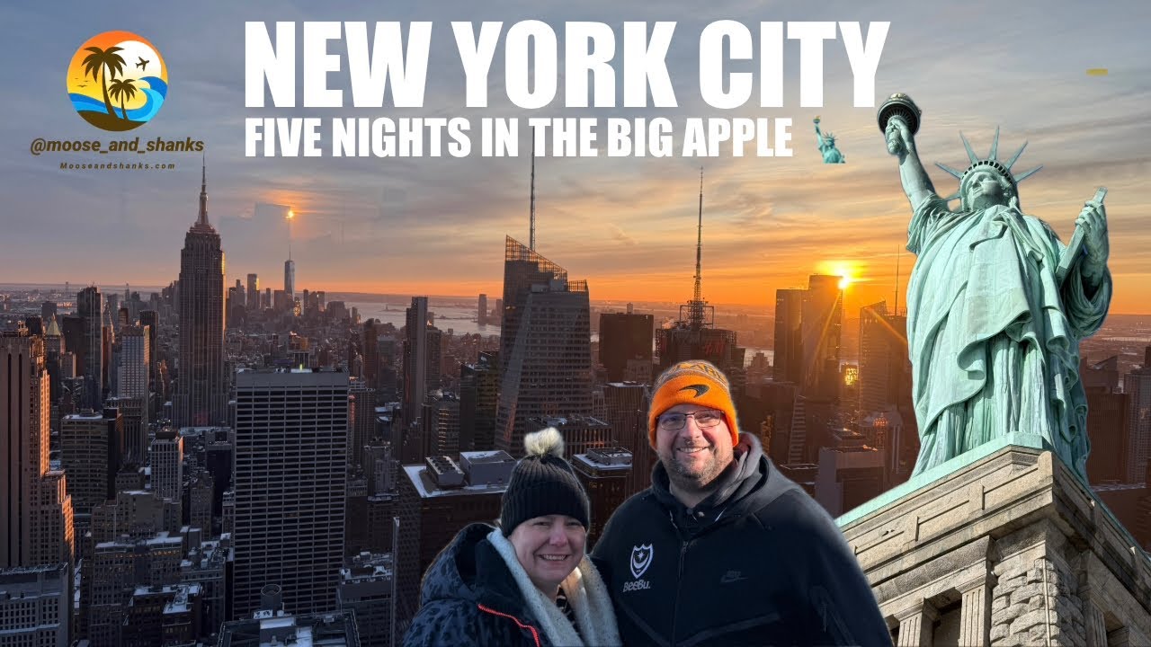 𝗡𝗘𝗪 𝗬𝗢𝗥𝗞 𝗖𝗜𝗧𝗬!🗽Five nights in the big apple! We stay on Times Square and explore the sights. 𝗡 𝗬 𝗖