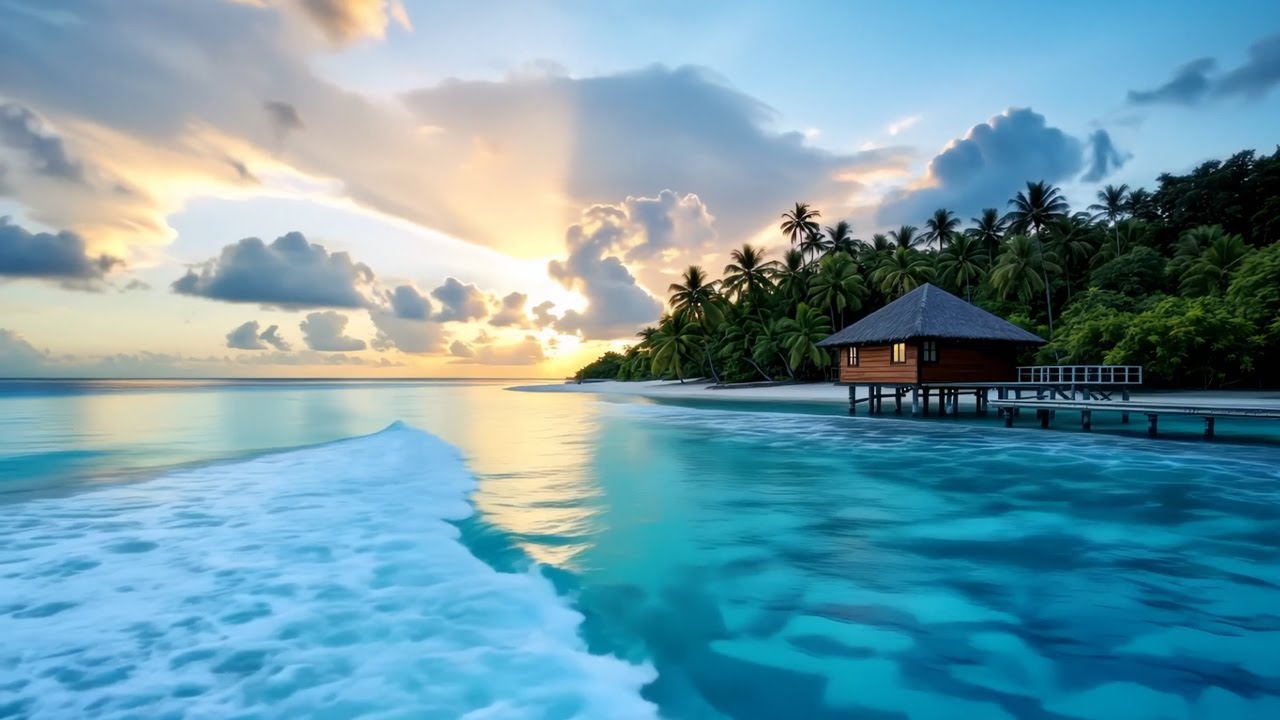 Ocean Ambience 4K (LIVE 24/7). Tropical Beach & Ocean Waves Sounds