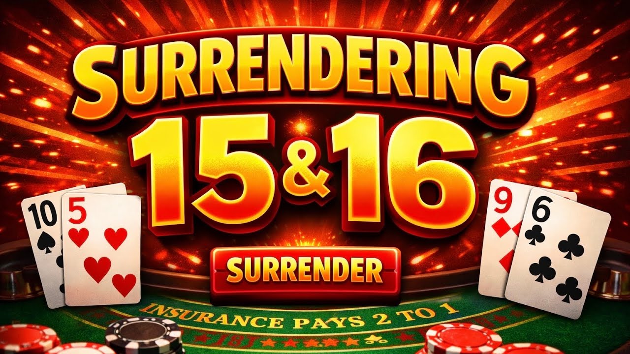 Surrender 15 & 16 vs 7,8,9,10,face and Ace | Testing Black Jack Strategy