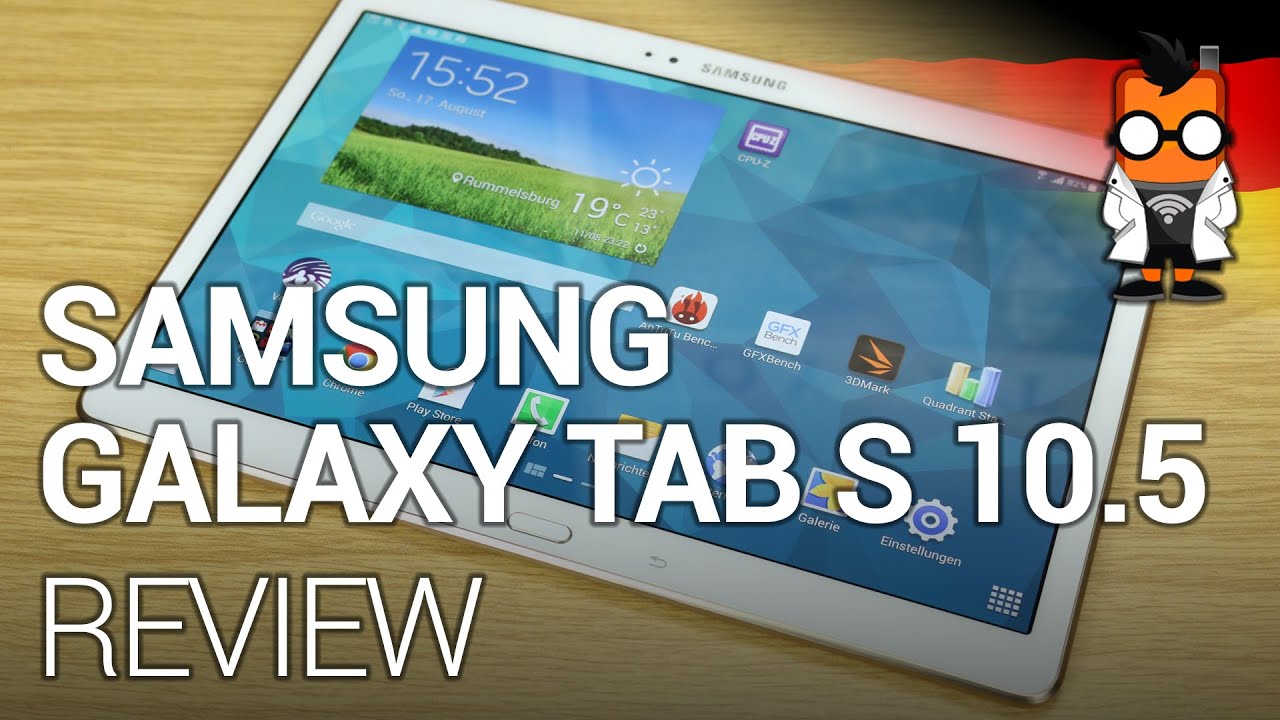 Samsung Galaxy Tab S 10.5 (LTE) im Test [DEUTSCH]