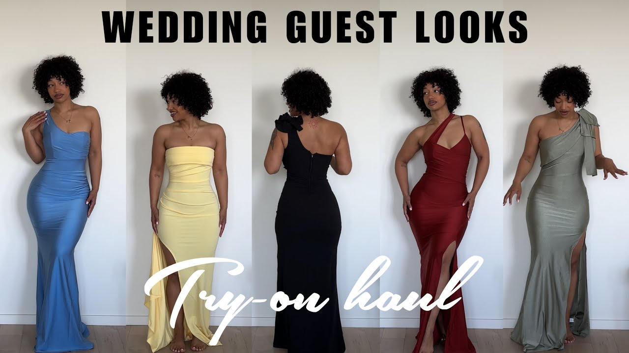 WEDDING GUEST TRY-ON HAUL | @Fashion Nova