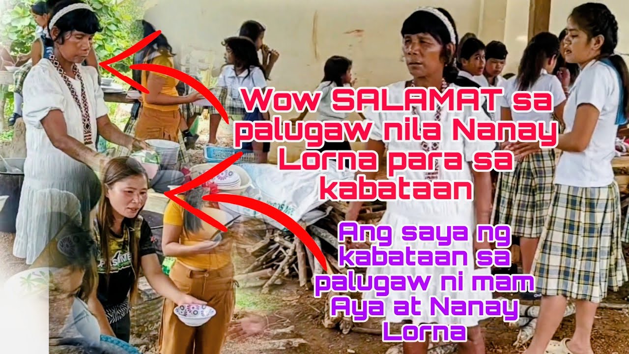 Wow may palugaw si Mam Aya at Nanay Lorna para sa kabataan❤️#onyotteamvlog #katutubo 