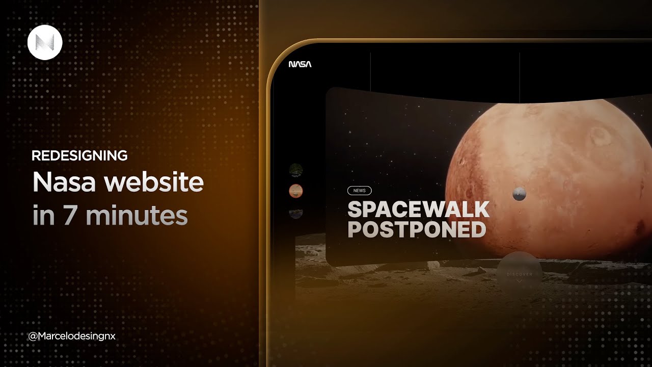 FIGMA TUTORIAL: REDESIGNING NASA WEBSITE UI/UX