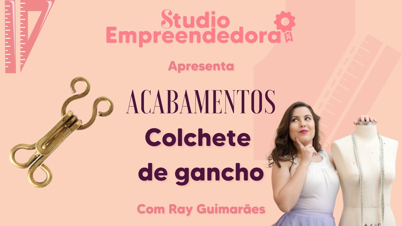 Colchete de gancho - Como costurar?