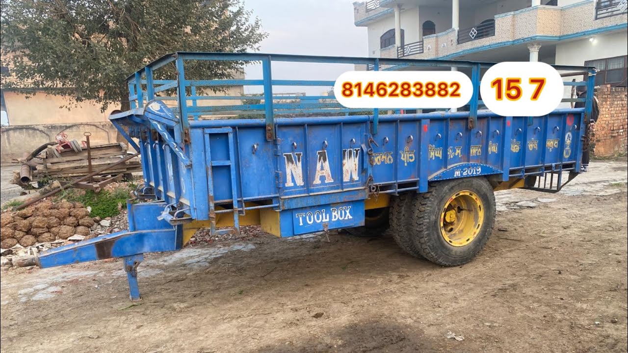 15 7 ਟਰਾਲਾ ਵਿਕਾਊ ਹੈ ਜੀ । tralla for sale in Punjab 🤩tralla #farming #sale 