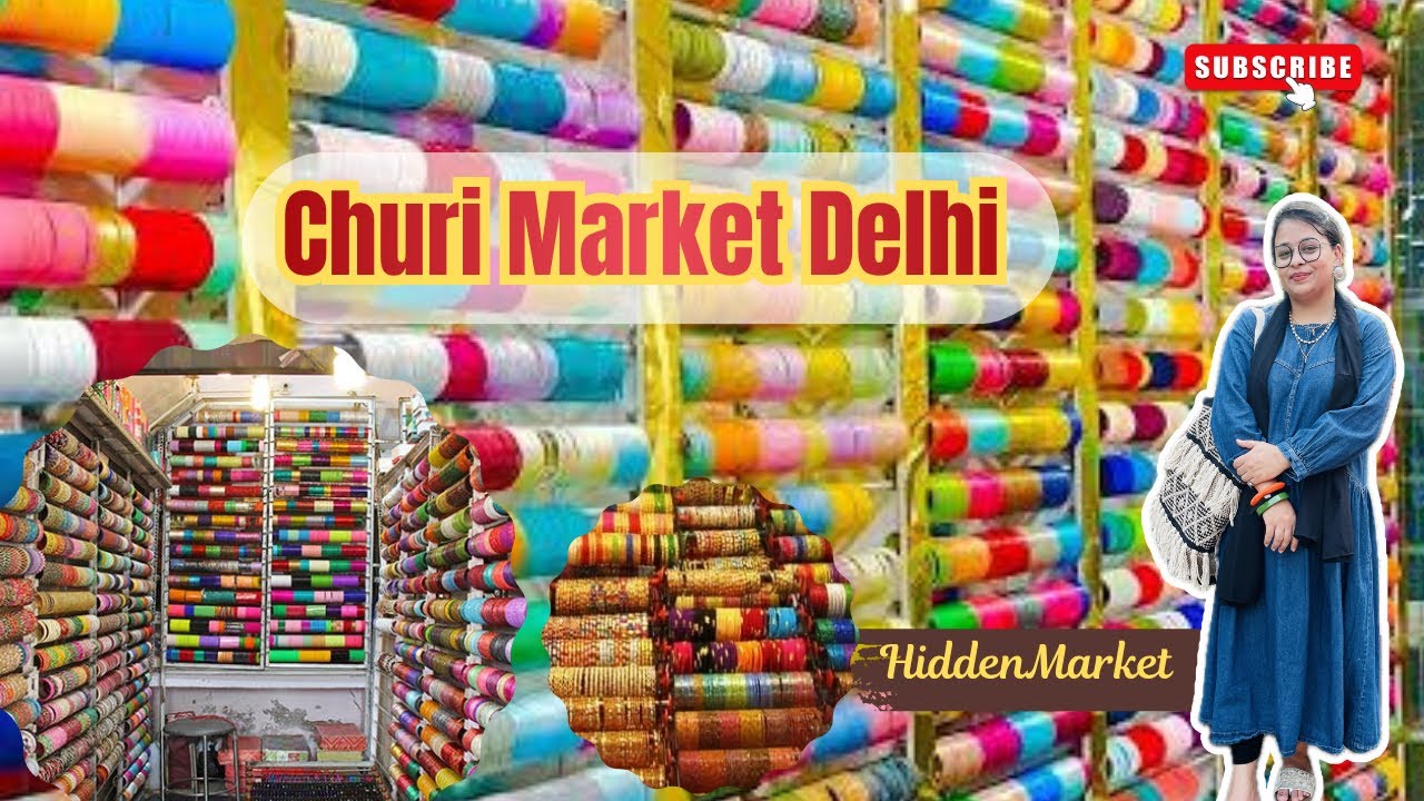 Hidden Chudi Market Delhi | Jaha Har Rang Hai Life | Sabse Rang Birangi Chudi Bazaar ka Tour 