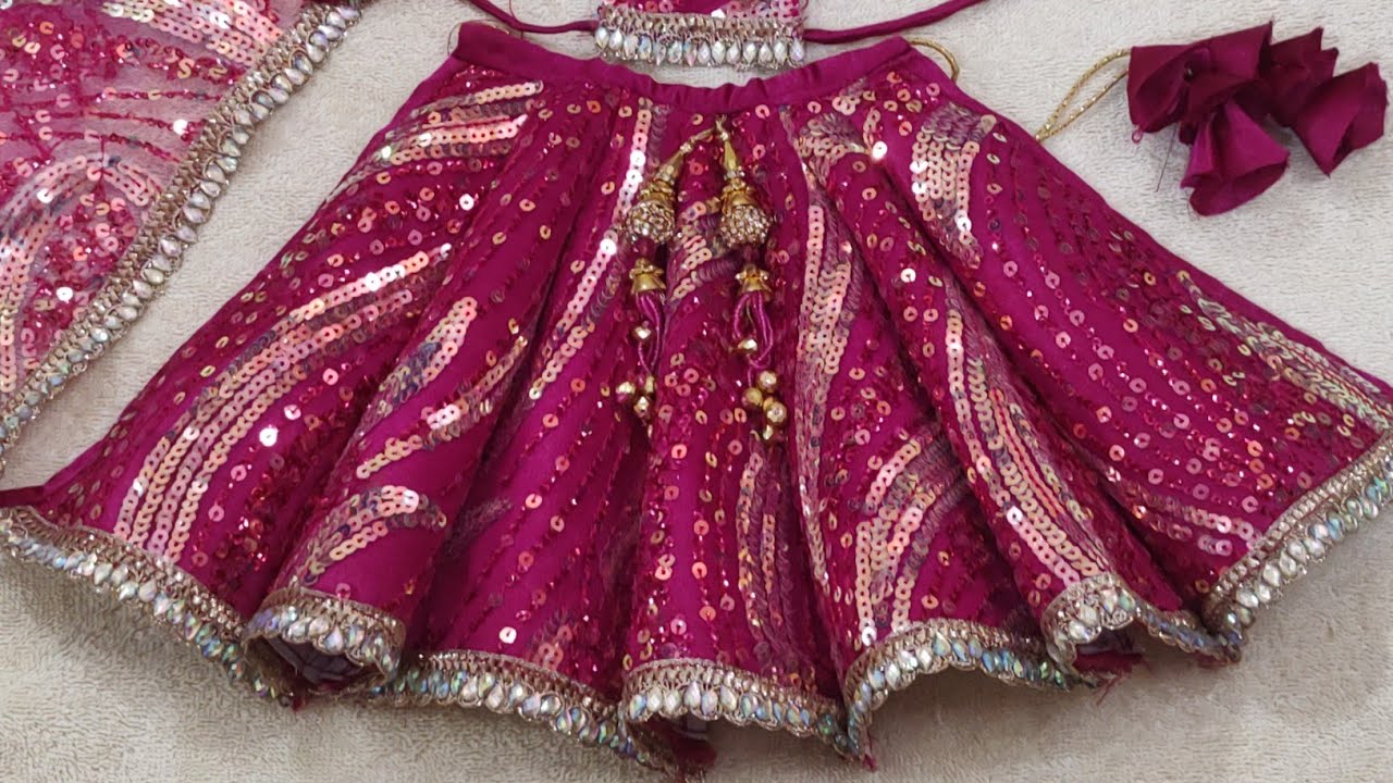Navratri kalidar lahange chunri for Mata Rani/durga mata dress/navratri special.