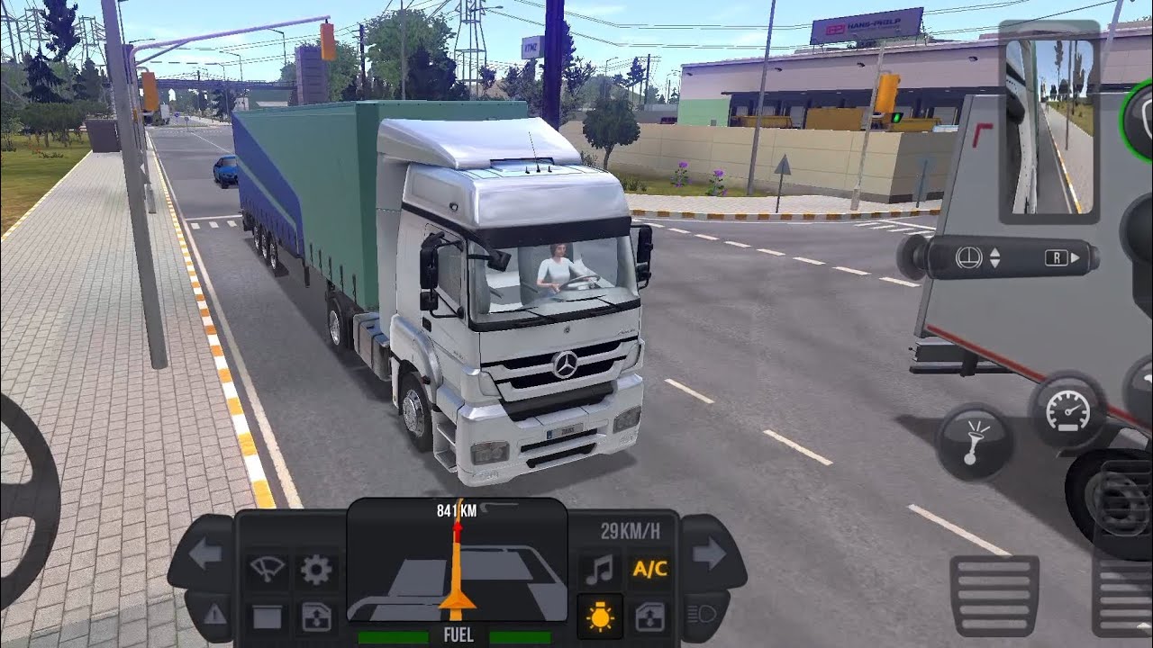 TRUCK SIMULATOR : ULTIMATE | CRAZY DRIVING 🤯🎮| RAINY DAY ☔⛈️| GAMICO GAMING #truck #mercedes 