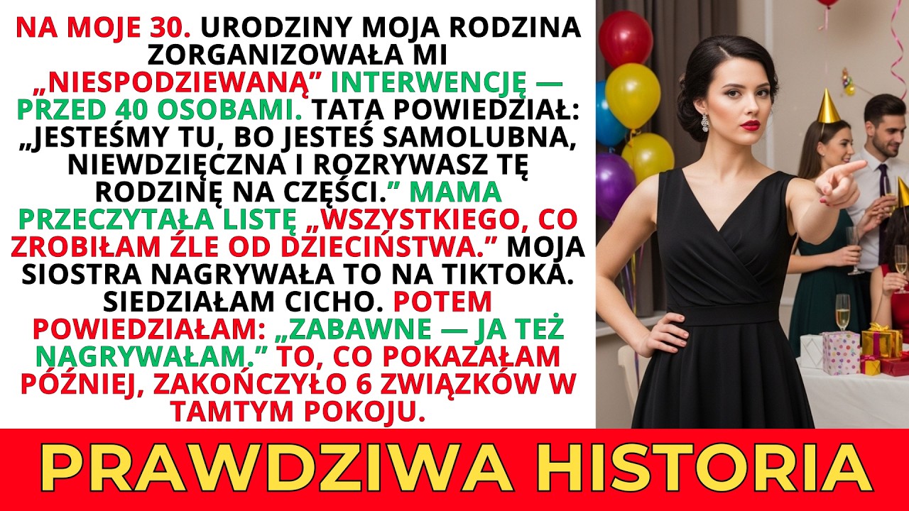 RODZICE ZORGANIZOWALI MI 