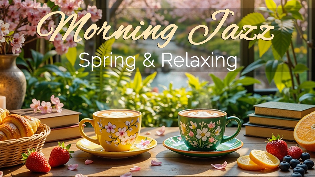 Positive Jazz Music ☕🌸 March Jazz for Sweet Coffee Morning ~ Spring Bossa Nova Instrumental