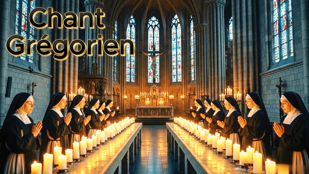 Prière grégorienne au monastère – Silence, lumière et présence divine