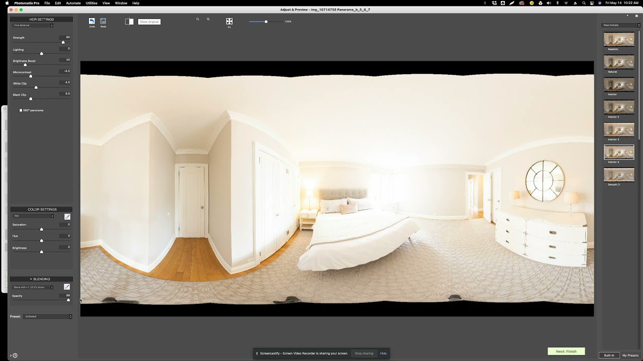 3 HDR merging - Photomatix with Real Estate settings