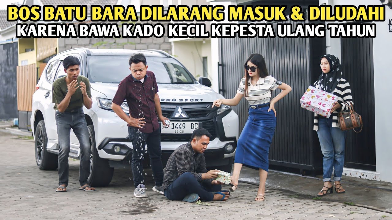 BOS BATU BARA DILARANG MASUK & DILUDAHI SAAT KE PESTA ULANG TAHUN PACARNYA KARENA BAWA KADO KECIL