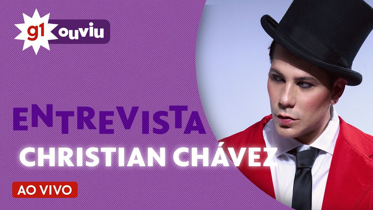 Christian Chávez é entrevistado no g1 Ouviu ao vivo desta quinta-feira (22)