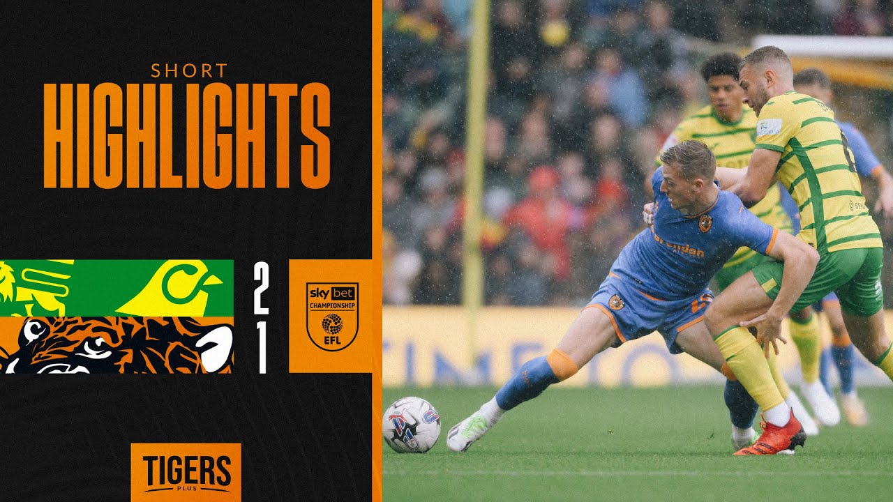 Norwich City 2-1 Hull City | Short Highlights | Sky Bet Championship