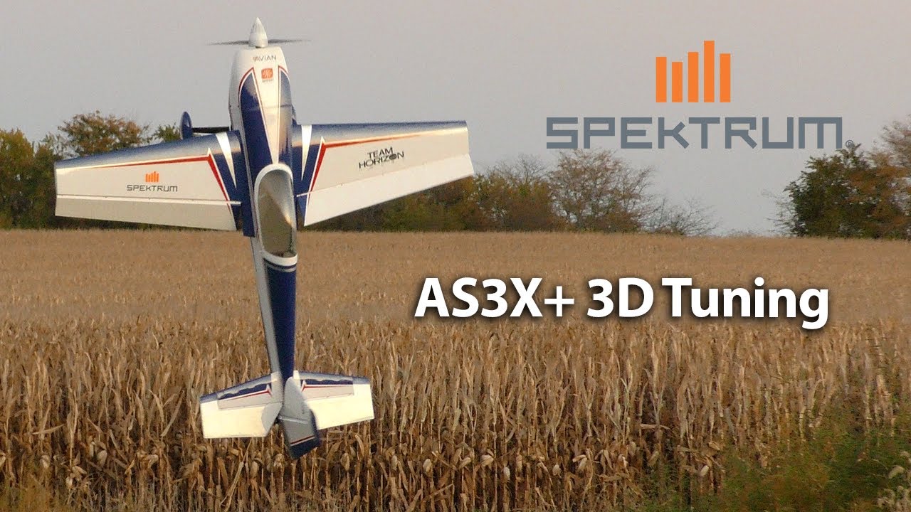AS3X+ Initial Setup and Tuning for 3D Airplanes