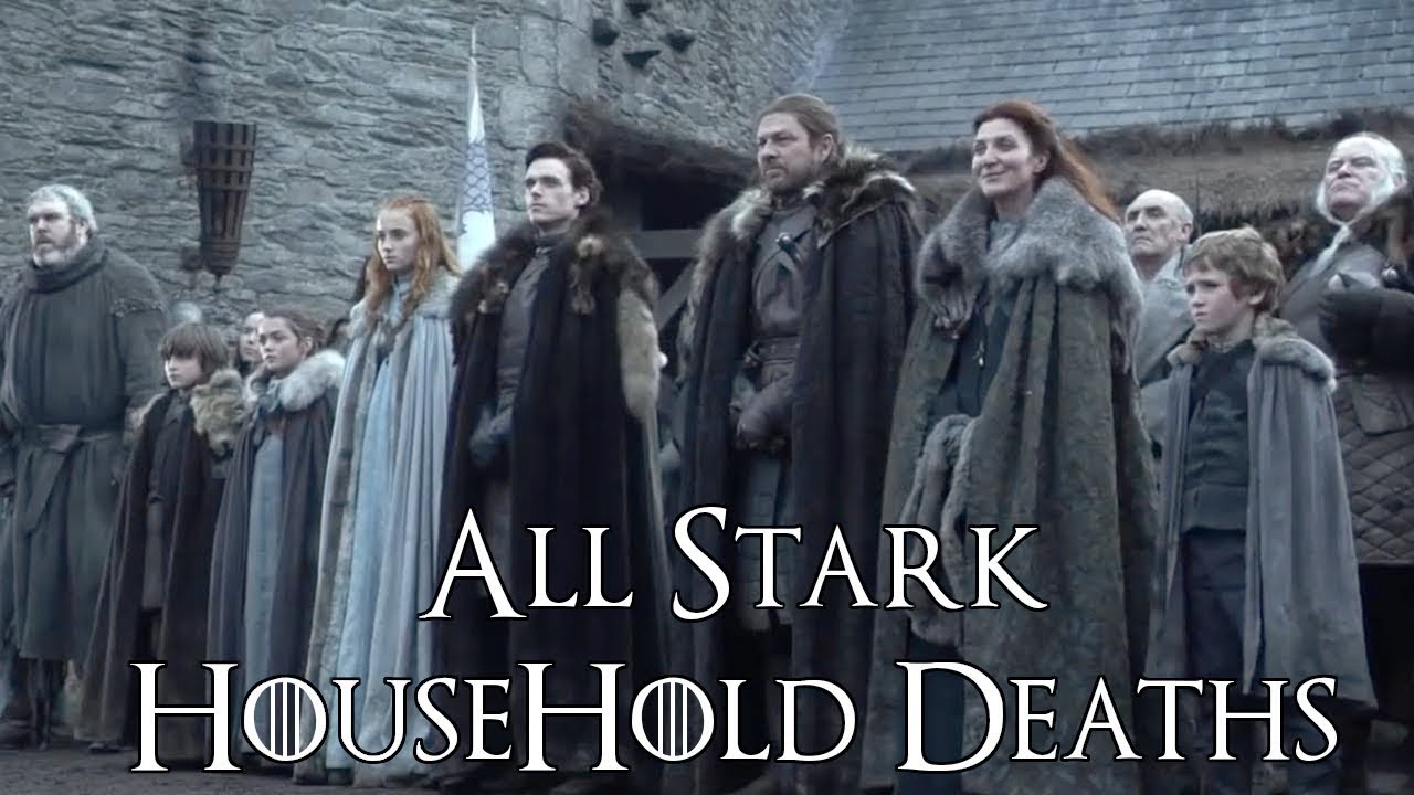 All Stark Household Deaths (All Stark Deaths, Game of Thrones, Deaths)