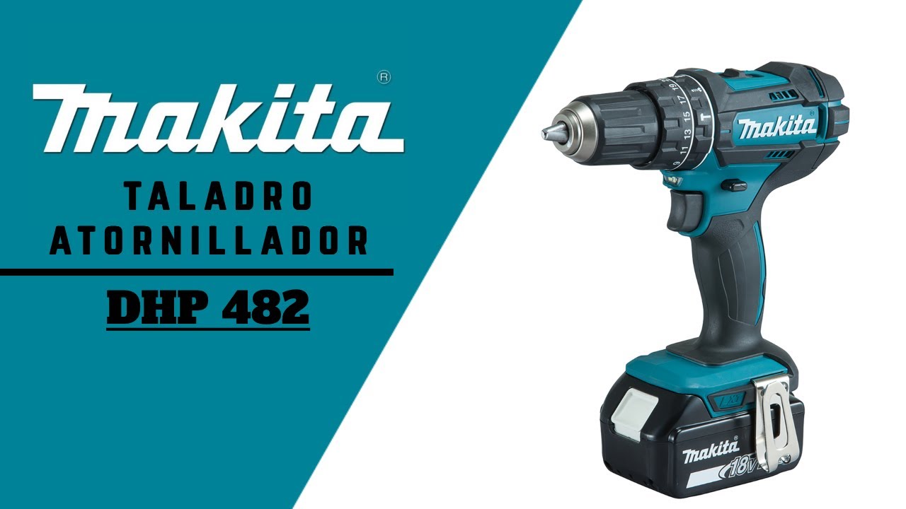 Makita DHP482 taladro atornillador y taladro de impacto, primer vistazo y comparativ