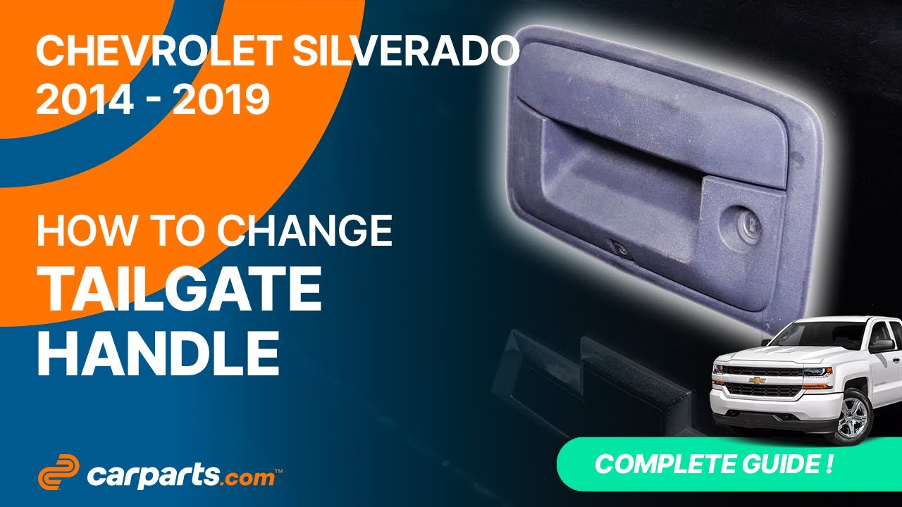 How to replace the Tailgate Handle 2014 - 2019 Chevrolet Silverado 🚗