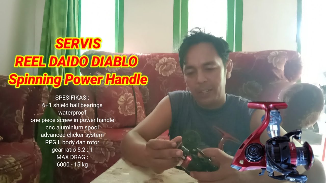 SERVIS REEL DAIDO DIABLO MACET #fishing #fishingvideo #reel #daido #mancing 