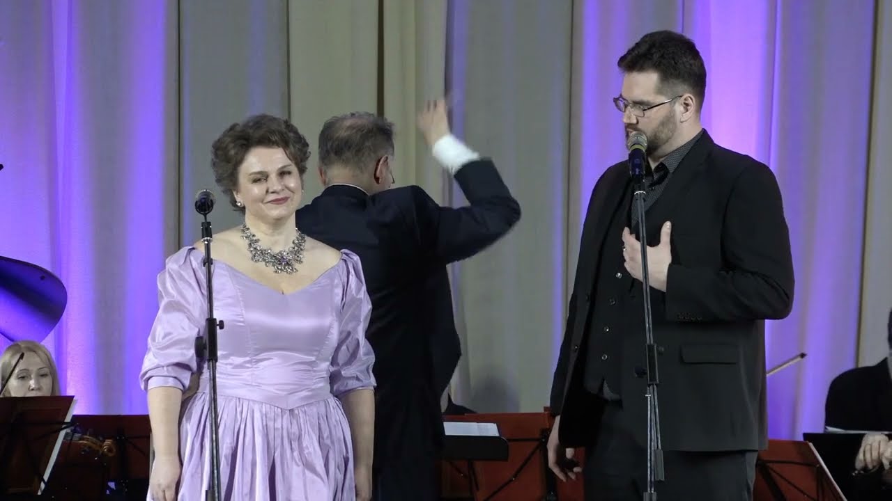 Ф.Легар «Дуэт Ганны и Данило» | Анастасия Москвина, Святослав Сахаров, концертный оркестр ДМШИ №2
