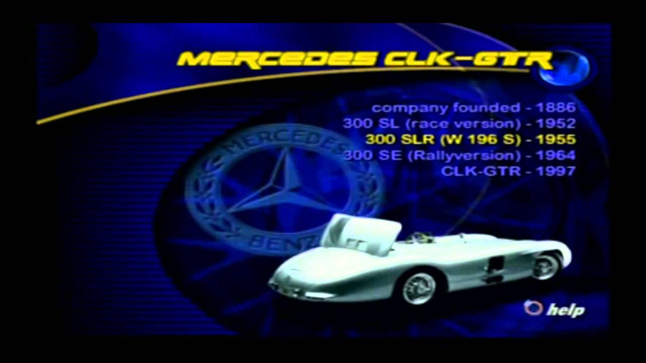 Need For Speed III (3) (PS1) - Car Showcase: Mercedes-Benz CLK GTR