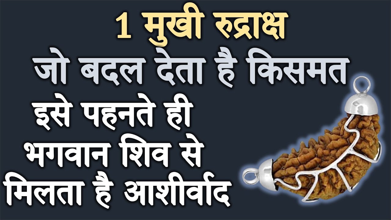 इस रुद्राक्ष के चमत्कारी फायदे पहनने वाले का जीवन बदल देते है | EK MUKHI RUDRAKSHA