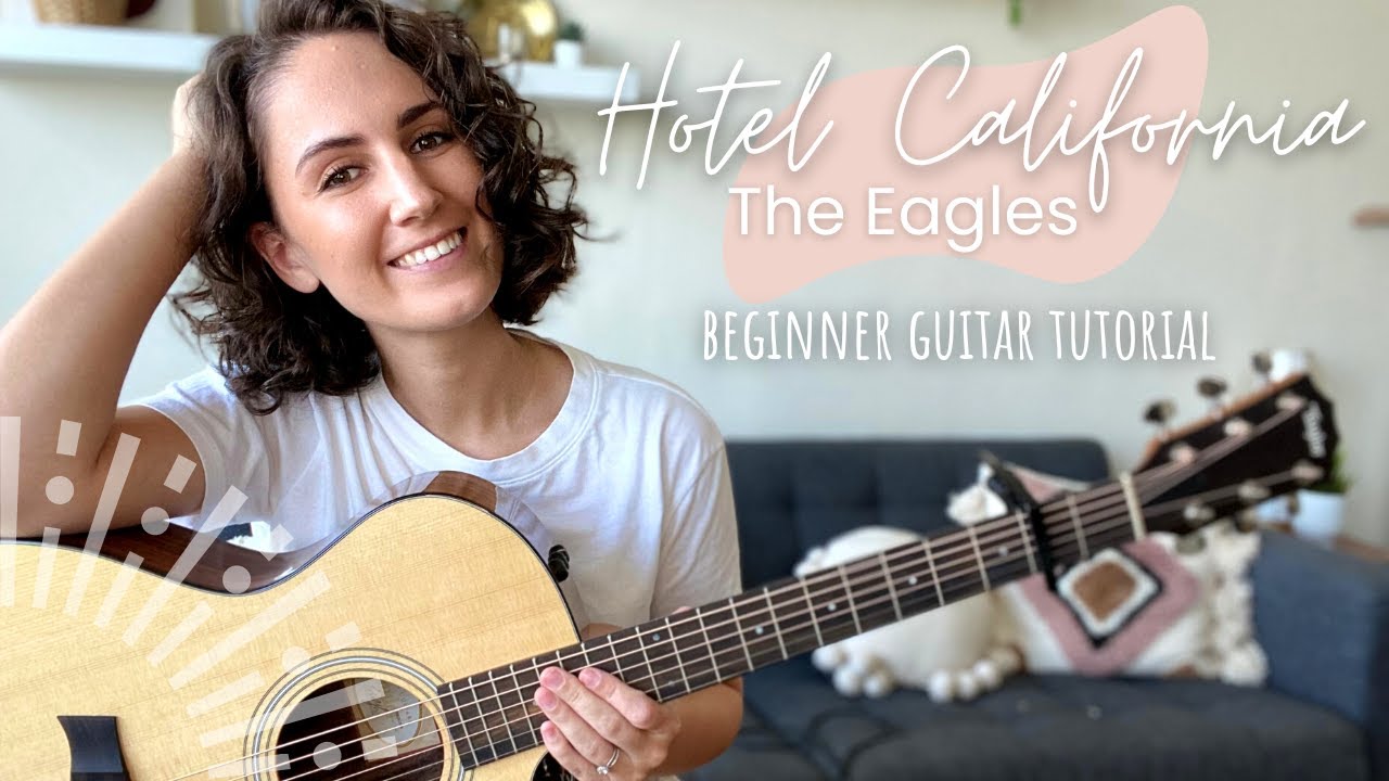 Hotel California Guitar Lesson Tutorial - The Eagles [EASY chords + strumming] #guitar #guitarlesson