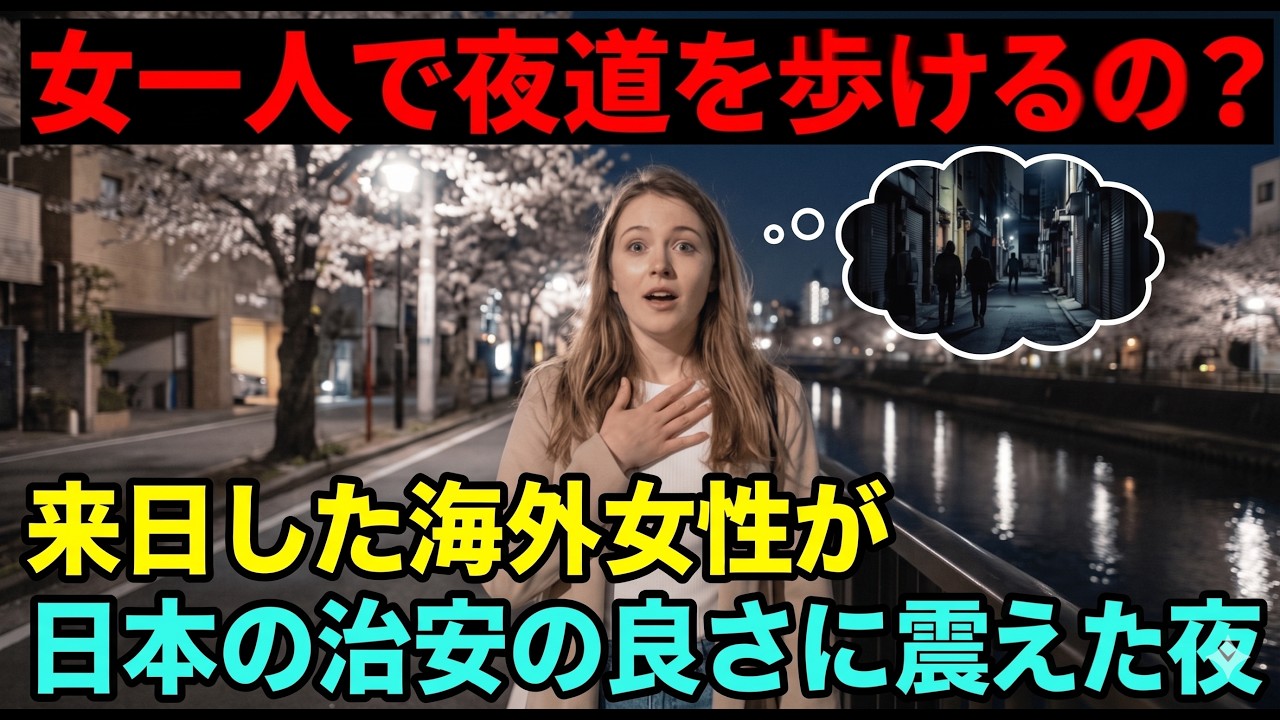 【海外の反応】「女一人で夜道を歩けるの？」来日した海外女性が日本の治安に震えた夜