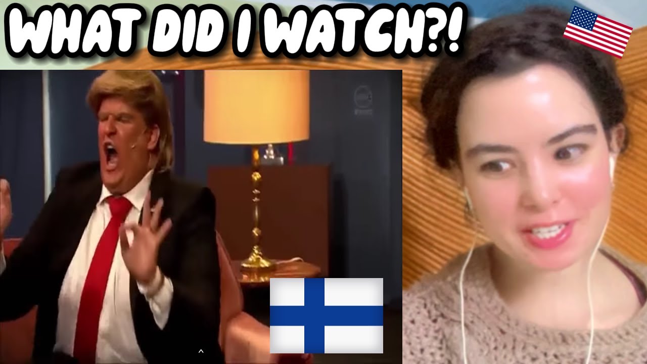 American Reacts to Finnish sketch comedy - Putous