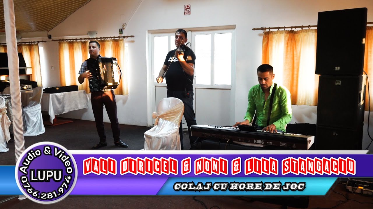 Vali Diricel - Noni & Lila Stangaciu - Super colaj cu hore de joc la vioara si acordeon