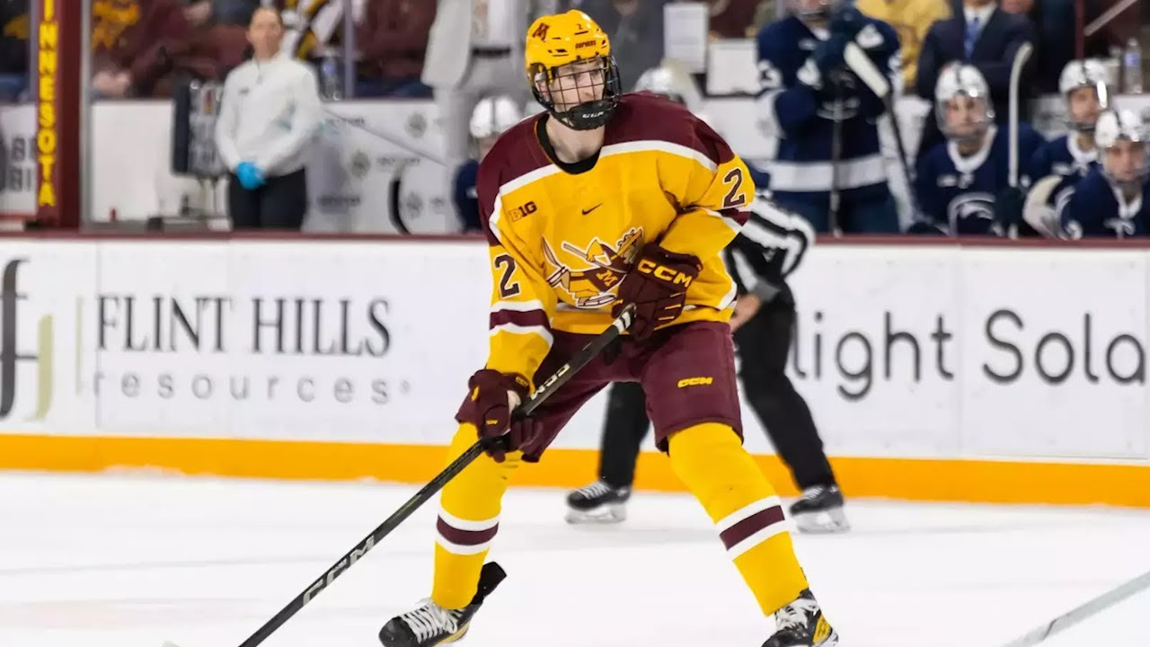 Sam Rinzel Minnesota Golden Gopher Hockey Career Highlights