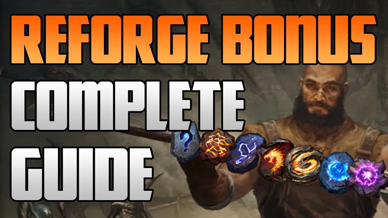 Complete Reforge Bonus Guide With Examples! | How to Min/Max Diablo Immortal