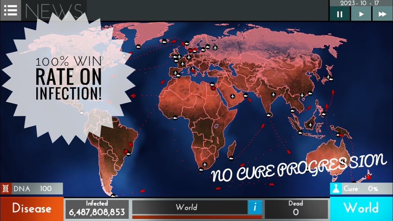 How to win Infection | Bio Warfare | Best Mobile Infection Game Win strategy!