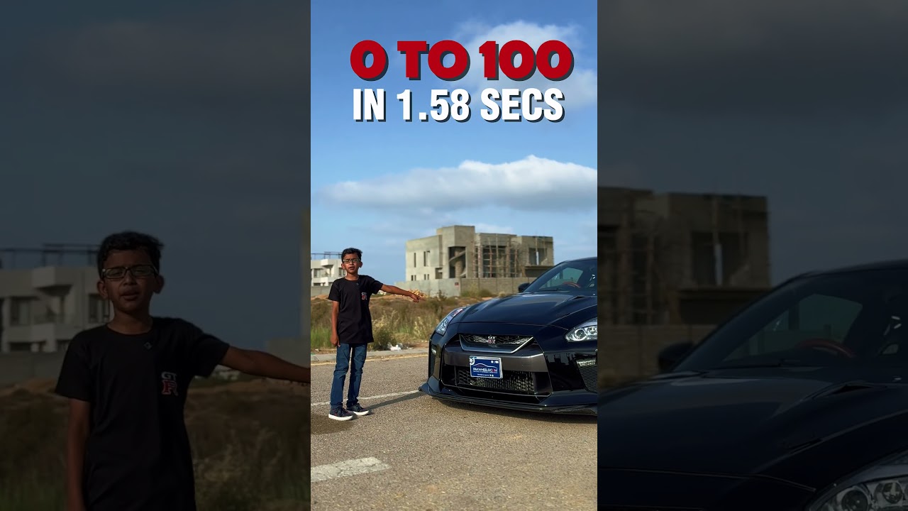 0 to 100 in just 1.58 Secs Fastest GTR!