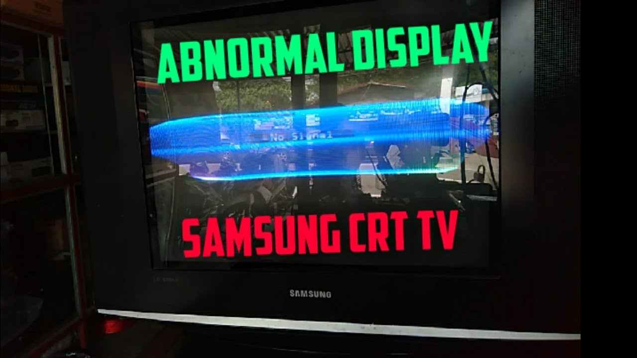 Troubleshoot #5 Samsung CRT TV Abnormal Display