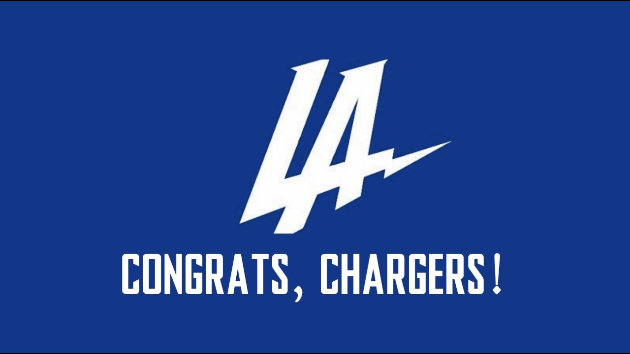 Congrats, Chargers!